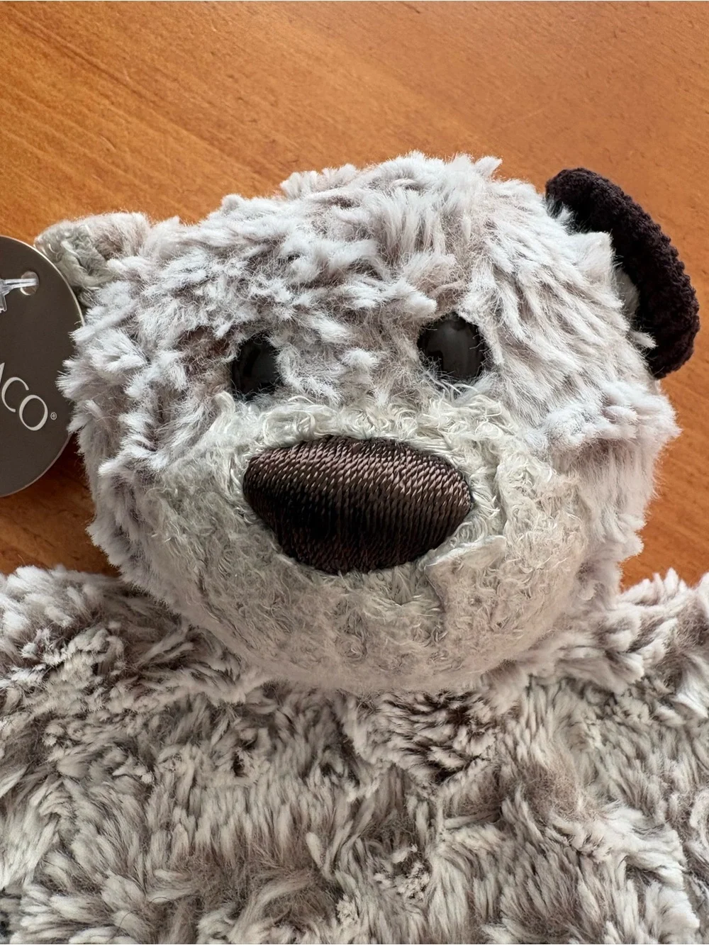 Demdaco Giving Collection Bear Rattle Blankie, Brand New